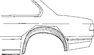 VAN WEZEL 0305445 -  Колесная ниша